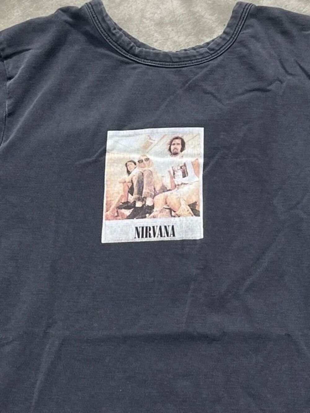 Nirvana Preowned XS Cropped T-shirt